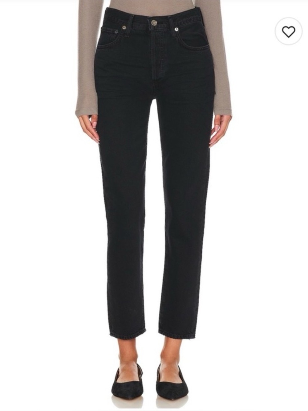 AGOLDE Mid Rise Tapered Slim Jeans